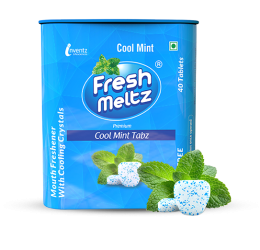 FreshMeltz Instant Mouth Freshener Tabz, Cool Mint Flavoured