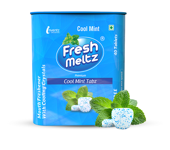 FreshMeltz Instant Mouth Freshener Tabz, Cool Mint Flavoured
