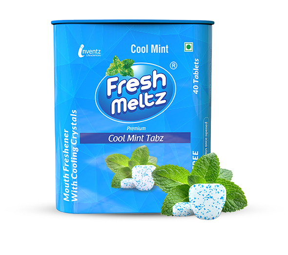 FreshMeltz Instant Mouth Freshener Tabz, Cool Mint Flavoured