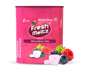 FreshMeltz Instant Mouth Freshener Tabz, Mixed Berry Flavoured